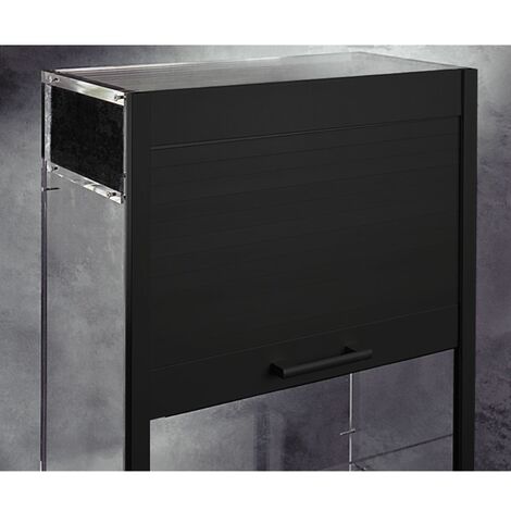 SMART CASE Beschlag-Kassettenmodul, KB 600 mm, Aluminium schwarz
