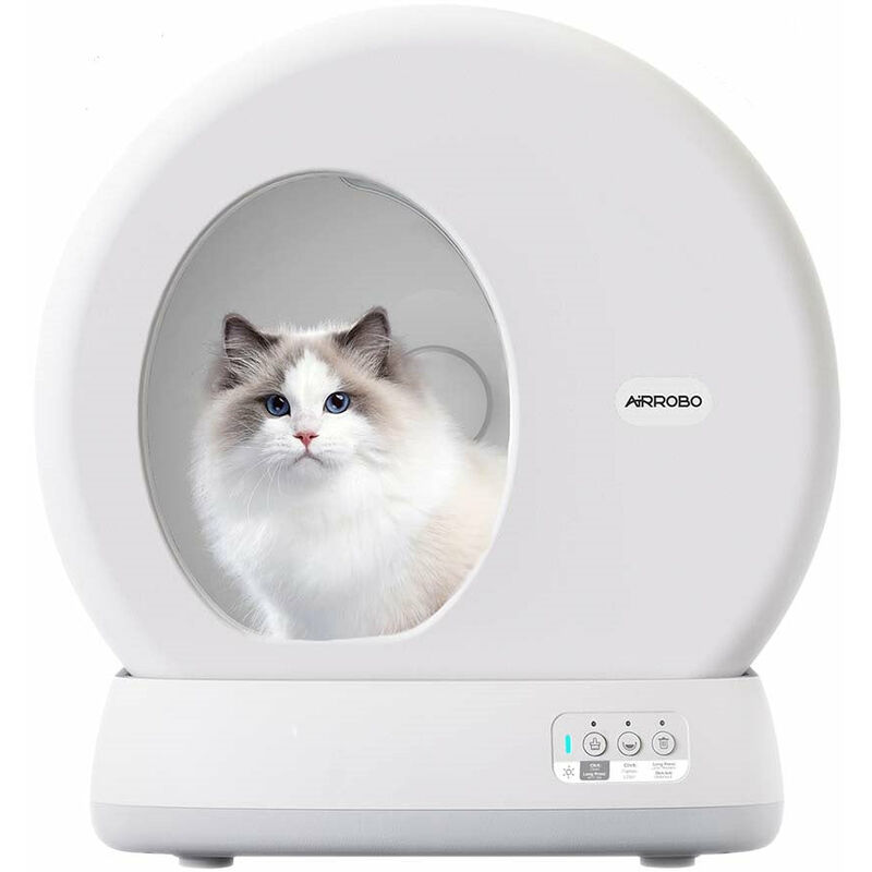 Smart Cat Litter Box White