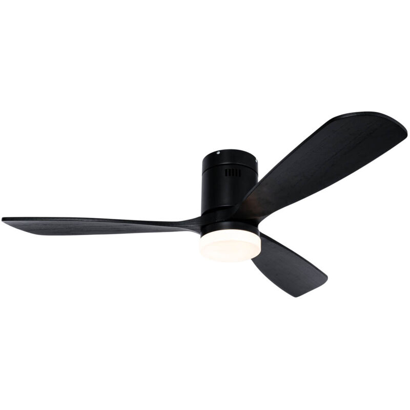Image of Qazqa - Smart Ceiling Fan Black&hellip;