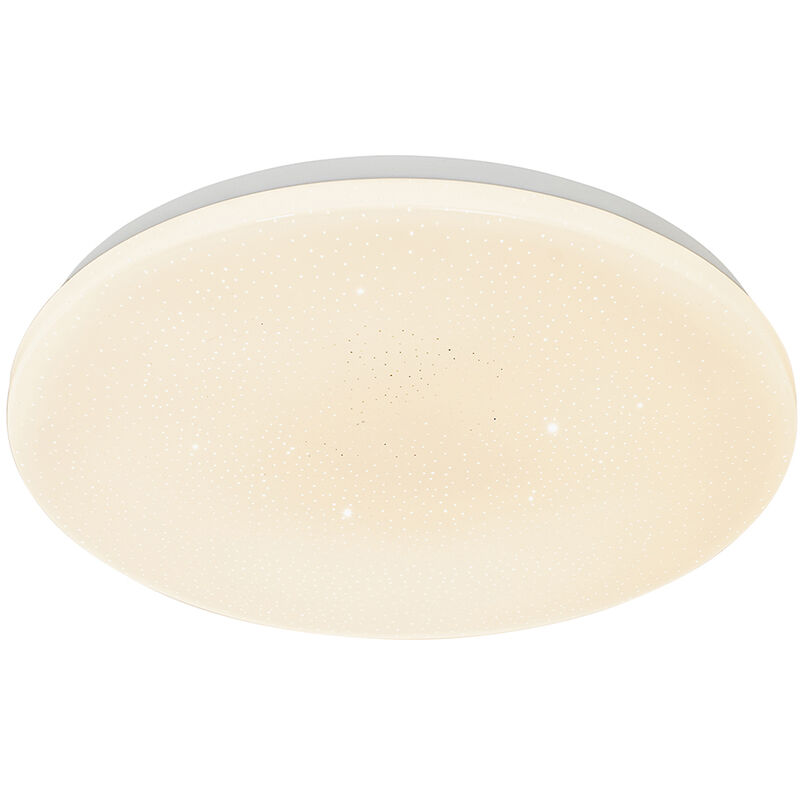 Qazqa - Smart Ceiling Light White 38 cm Star Effect Incl. led with Remote Control - Extrema