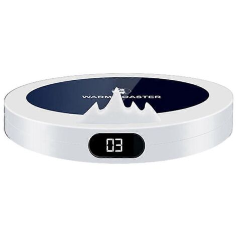 Smart Coffee Mug Warmers 10W Fast Heating-White--