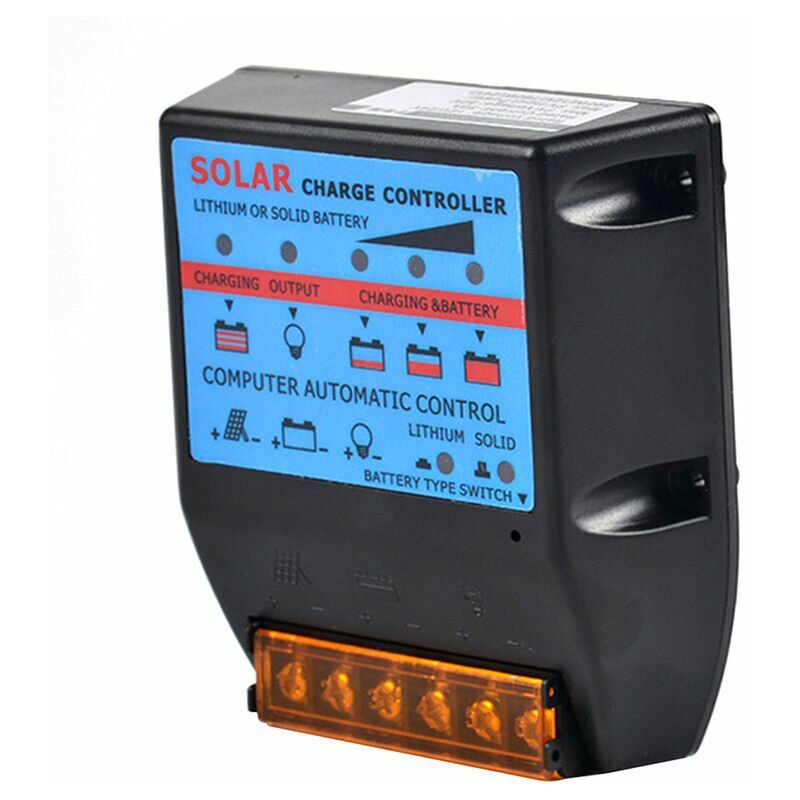 Smart Dedicated Street Light Durable Solar Power Controller Plug And Play Photovoltaic Panel Charge Controller - 10A