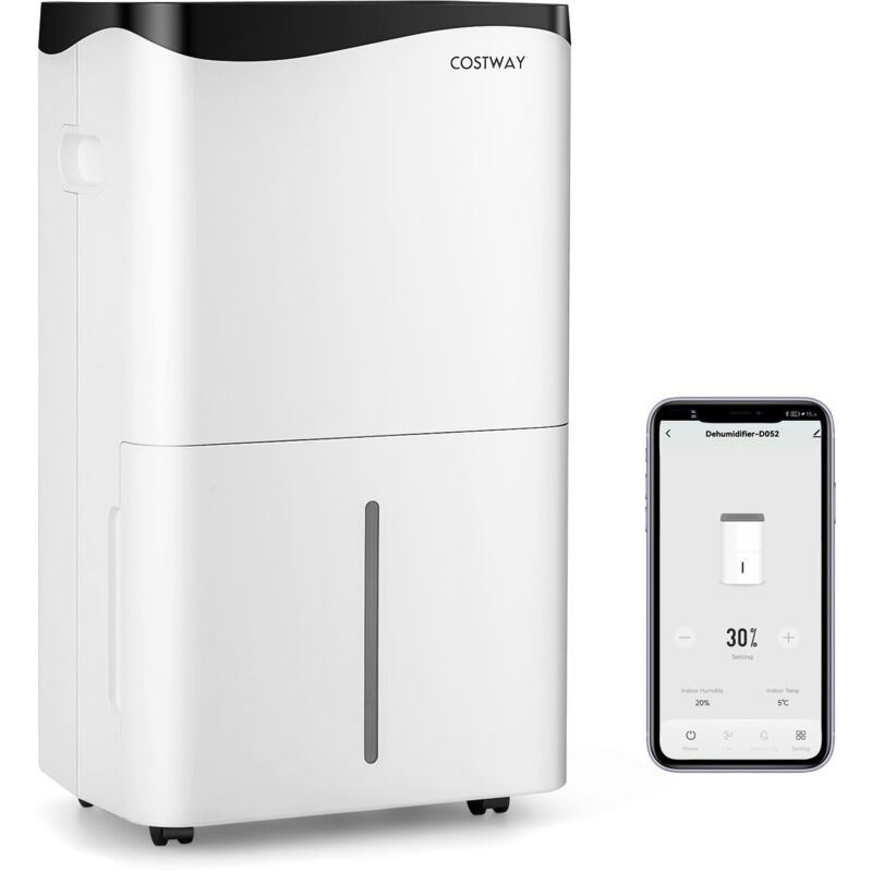 Image of Costway - Smart Dehumidifier Home 50L/Day&hellip;