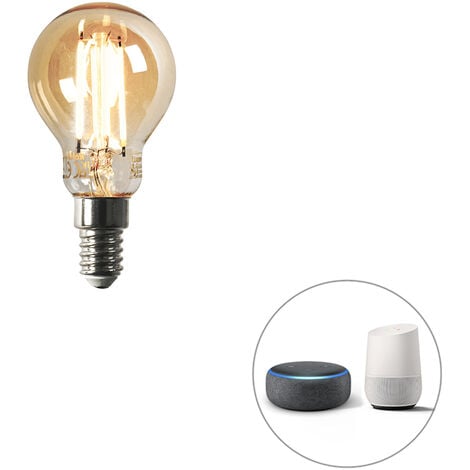 LUEDD Smart E14 dimmbar in Kelvin LED-Lampe P45 Goldline 4,9W 470 lm 1800-4000K