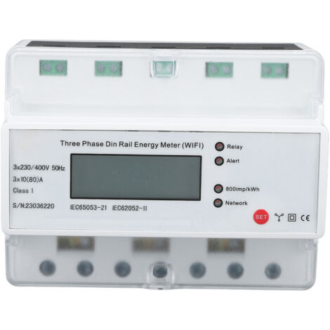 Smart Electricity Meter 3 Phase 4 Wire 4G Rail Type Multifunctional Energy Meter for Tuya App Electricity Management