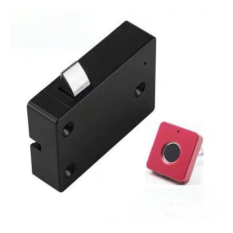 Smart Electronic Cabinet Lock, Box Furniture Drawer Lock Fingerprint Lock, USB Rechargeable
