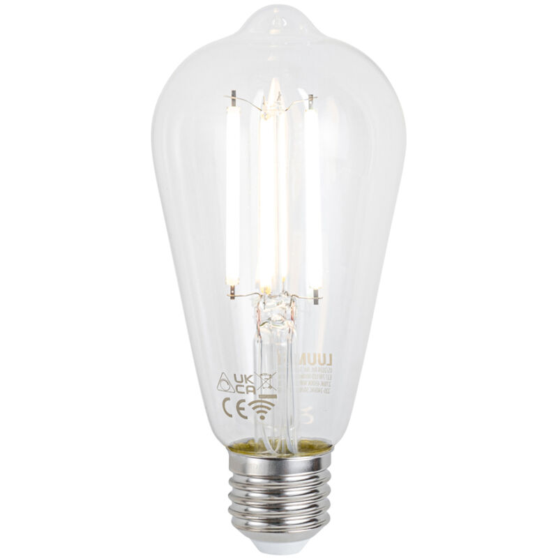 Image of Smart Floor Lamp Black with Gold&hellip;