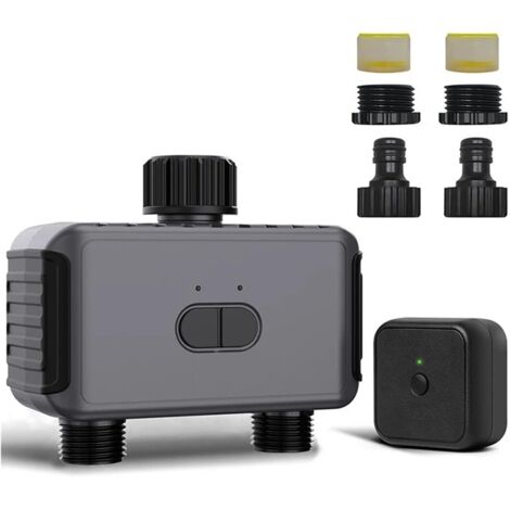Smart Garden Bewässerungstimer Tropfwassersprüher Bewässerungssteuerung Wasserventil Regenverzögerung Programmierbare Steuerung, Bluetooth-Timer-Gruppe, Gruppe