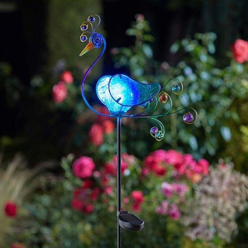 Peacock Solar Stake Light Garden led 1012631 - Smart Garden