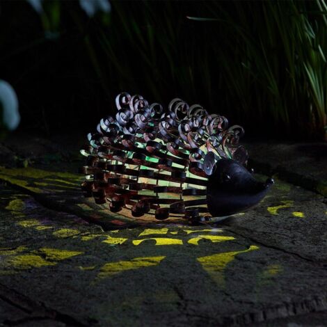Smart Garden Solar Hedgehog Silhouette Light Garden Light Figure Ornament Colour