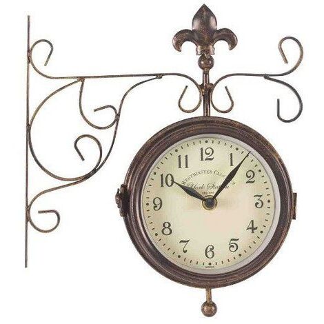 DICOAL Smart Garden York Station Platform Indoor Outdoor Garden Clock Thermometer