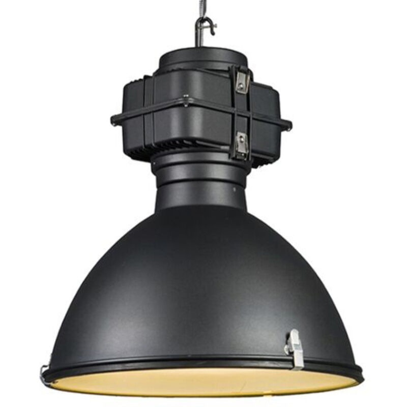 Qazqa Smart Industrie Hängelampe Schwarz 53 Cm Inkl. A60 Wifi - Sicko