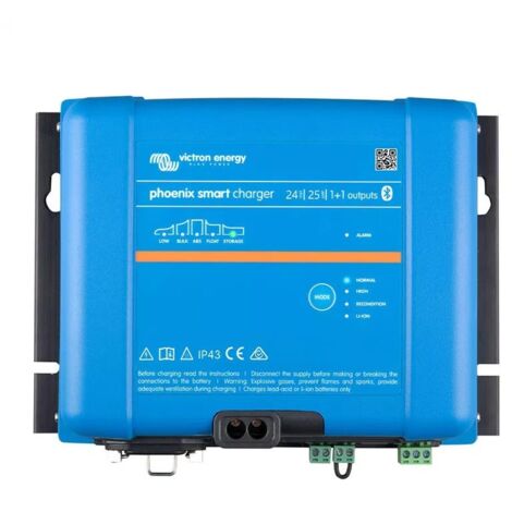 Smart IP43 Charger 24/25(1+1) 120-240V