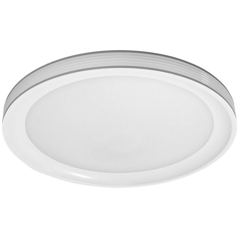 SMART+ LED FRAME ROUND Wand- und Deckenleuchte Tunable White WiFi Ø 49,5 cm Kunststoff Weiß, 486508 - Ledvance