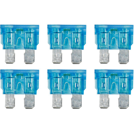 Smart Led, set 6 fusibili lamellari con spia a led, 12/32V - 15A
