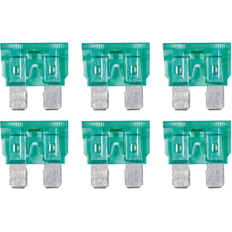 Smart Led, set 6 fusibili lamellari con spia a led, 12/32V - 30A