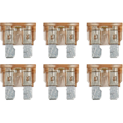 Smart Led, set 6 fusibili lamellari con spia a led, 12/32V - 7,5A