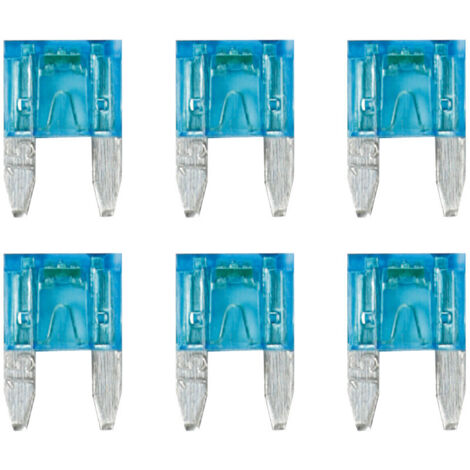 Smart Led, set 6 micro-fusibili lamellari con spia a led, 12/32V - 15A