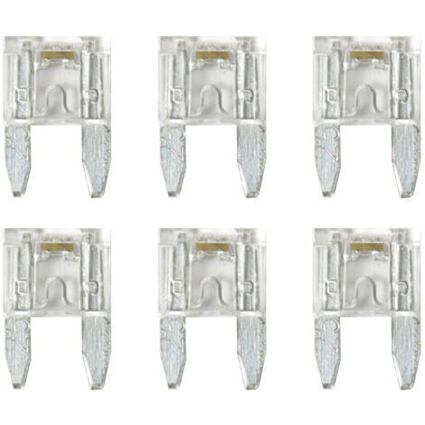 Smart Led, set 6 micro-fusibili lamellari con spia a led, 12/32V - 25A