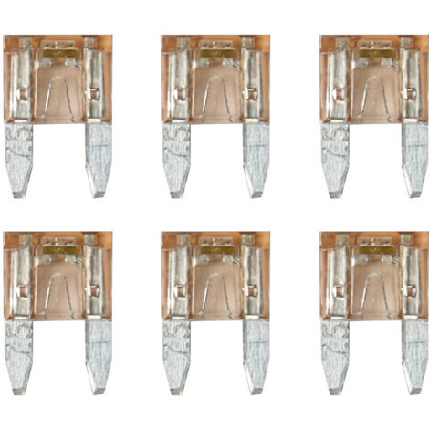 Smart Led, set 6 micro-fusibili lamellari con spia a led, 12/32V - 7,5A