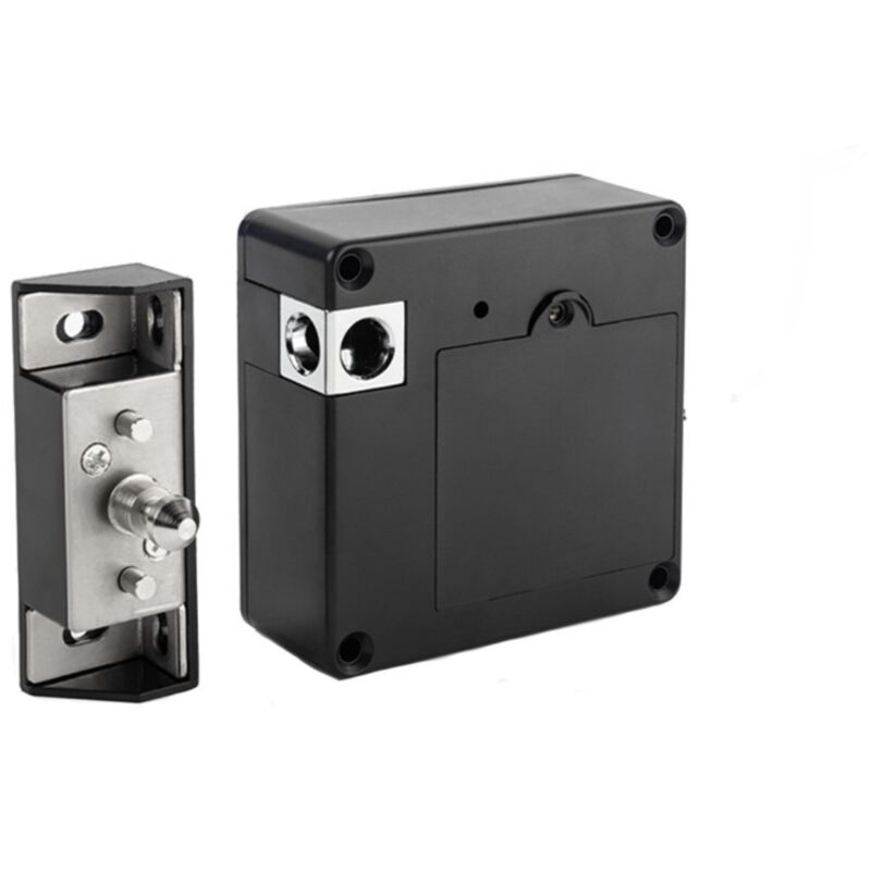 Smart Lock caché pour armoire, tiroir, coffre-fort, avec RFID NFC et déverrouillage sans fil, Pour , le bureau, le tiroir, noir