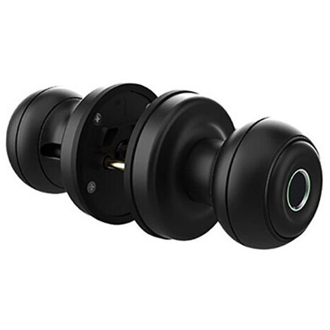 Smart lock, Internet of things, fingerprint, key, aluminum alloy material, black