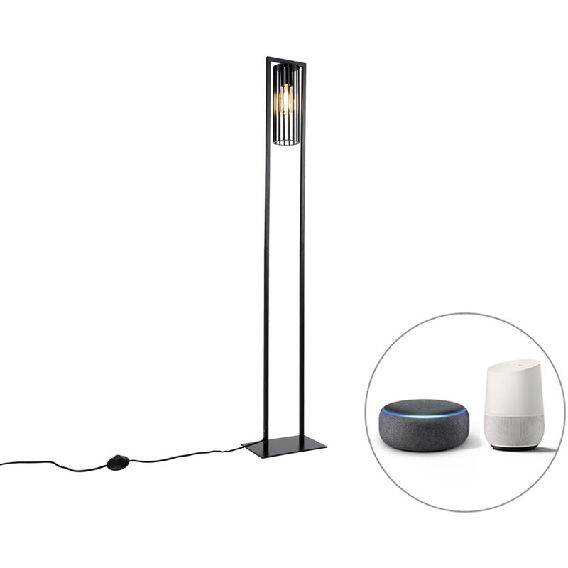 Image of Qazqa - Smart Modern Floor Lamp&hellip;