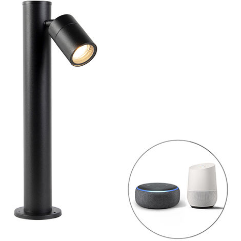 Smart Outdoor Light Black 45 cm Adjustable Incl. Wifi GU10 - Solo