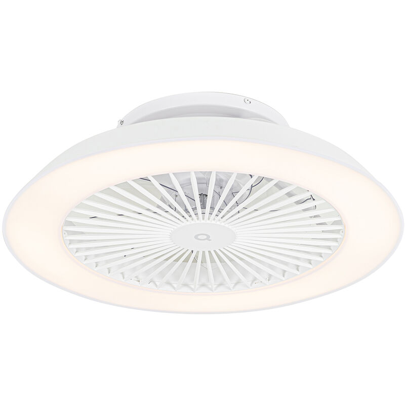 Image of Qazqa - Smart Ceiling Fan White&hellip;