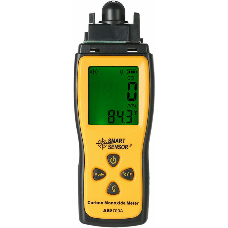 Start - smart sensor Compteur de monoxyde de carbone portable avec testeur de gaz co haute précision, moniteur, détecteur, écran lcd, alarme sonore