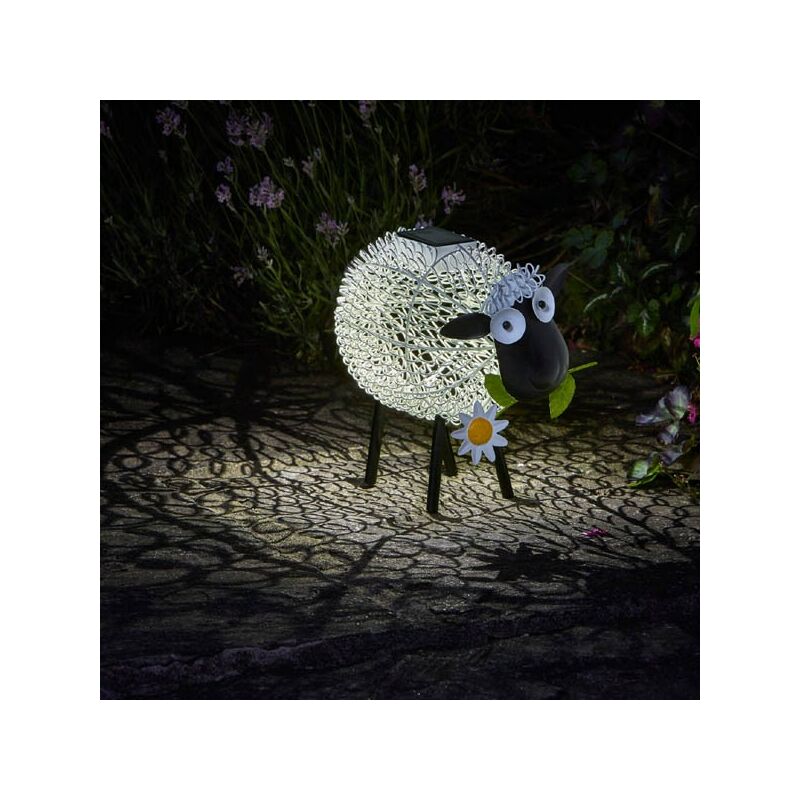 Image of Solar Dolly The Sheep Silhouette Light Garden Light Figure Ornament - Smart Garden