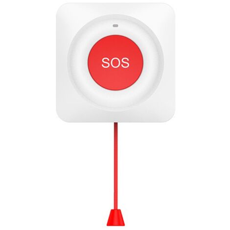 Smart SOS Button Wireless Caregiver Pager Alert Transmitter Emergency Call for Kid Elderly Patient Zigbee