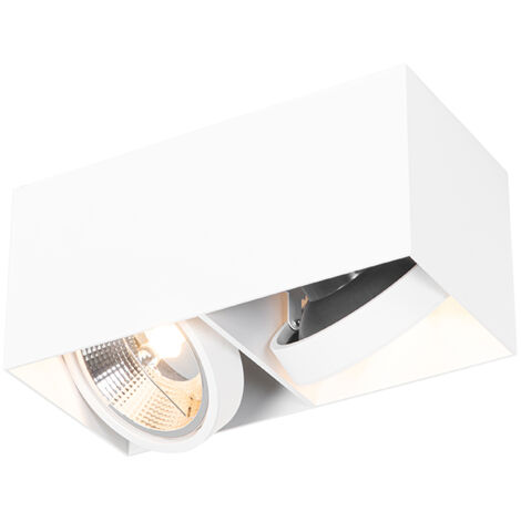 Smart Spotlight White Rectangular 2-Light Incl. 2 Wifi GU10 111mm - Box
