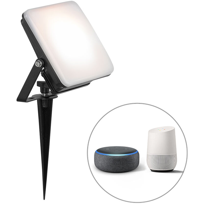 Image of Smart Outdoor Spotlight Black 14.5 cm&hellip;