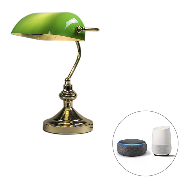 Image of Qazqa - Smart Table Lamp Brass&hellip;