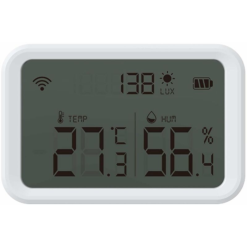 Smart Temperature Humidity Sensor Zigbee Wireless Hygrometer Thermometer with APP Alerts And Export Data for Greenhouse Wine Cellar Zigbee Hub Needed