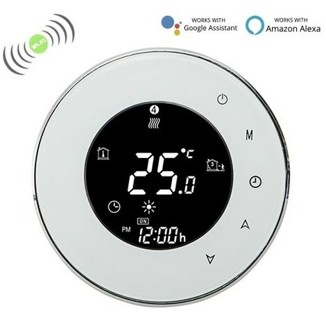 Termostato del Riscaldamento della Stanza termostato Caldaia Display  Digitale Caldaia a Gas Termostato Risparmio Energetico 5+2 Settimane  Funzione Antigelo 3A(No Wi-Fi) 86 x 86 x 28 mm : : Fai da te