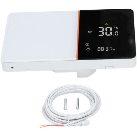 Smart Thermostat Fast Reading High Accuracy Support Multi Language Dual Sensor LCD Thermostat for Home AC95240V