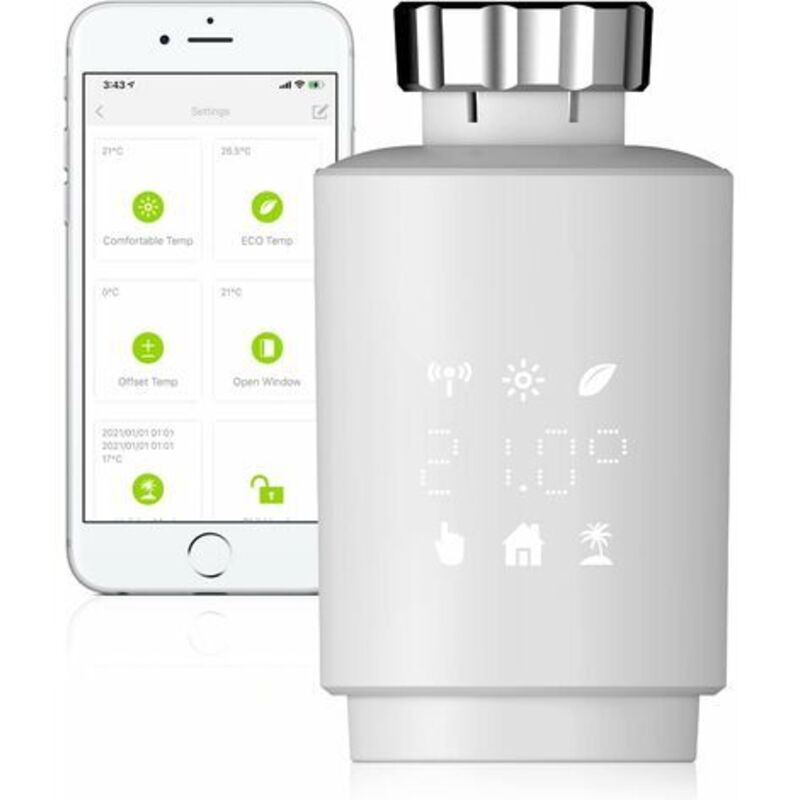 Image of Smart Thermostatic Radiator Valve, ZigBee Programmable&hellip;