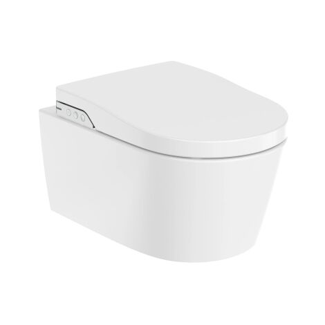 Smart toilet ROCA  In-Wash Inspira Round suspendido Rimless Blanco