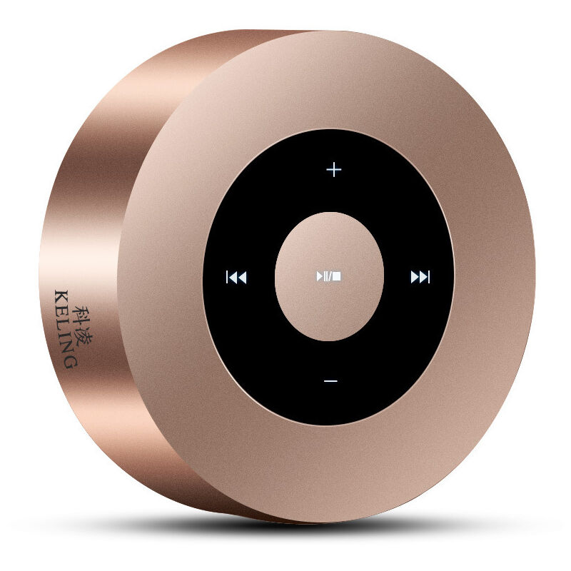 Mimiy - Smart Touch] Bluetooth Speaker Mini Speaker with Portable Microphone (Local Tyrant Gold)
