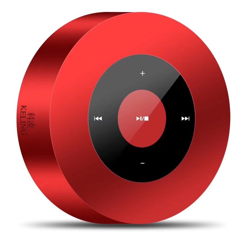 Mimiy - Smart Touch] Bluetooth Speaker Mini Speaker with Portable Microphone (Red)