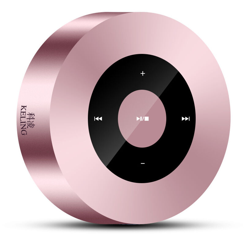 Mimiy - Smart Touch] Bluetooth Speaker Mini Speaker with Portable Microphone (Rose Gold)
