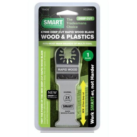 Smart Trade H32RWL1 32mm Deep Cut Rapid Wood Multi Tool Blade