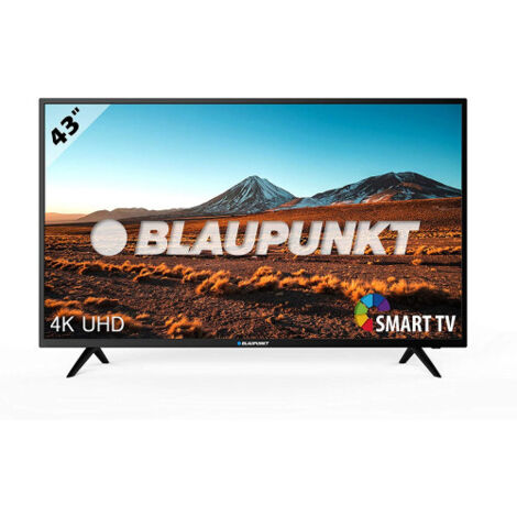 Smart TV BLAUPUNKT BS43U30120EB Schermo da 43 Pollici LED 4K Nero