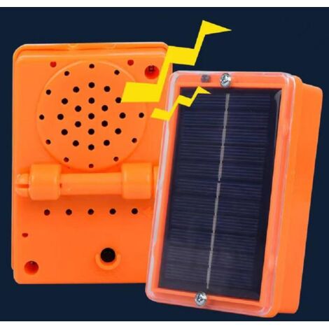 Smart Ultrasonic Bird Repeller Device Solar Powered Automatic Bird Repellent