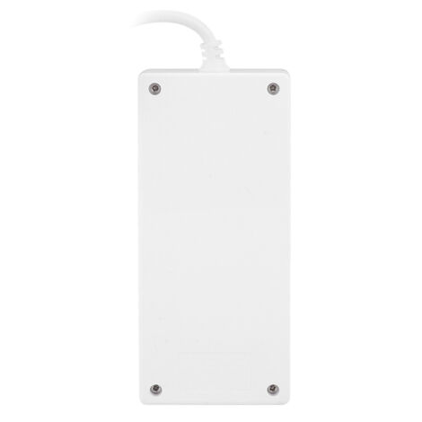 Smart-USB-Ladegerät mit 10 Anschlüssen (5 V) für Mobiltelefone – Weiß – 13,5 x 6 x 3,3 cm – ABS+PC, Reinkupfer – 250 g – 100 % neu