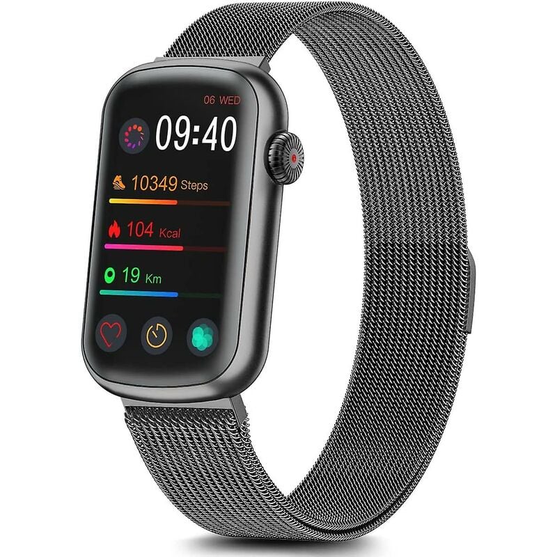 Smart Watch, fitness tracker con ossigeno nel sangue Spo2, pressione sanguigna, frequenza cardiaca 24 ore su 24, 7 giorni su 7