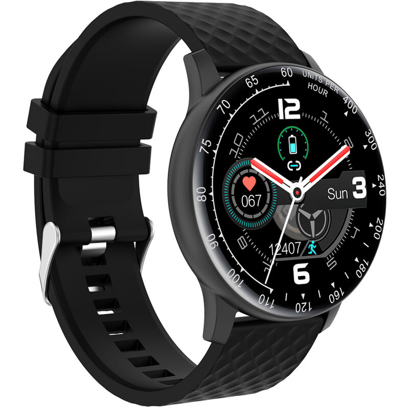 

Smart Watch Fitness Tracker para hombre y mujer 1.28 '' TFT LCD Screen Smartwatch con monitor de frecuencia cardiaca y sueno IP68 Rastreador de