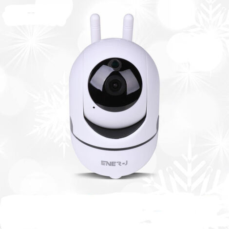 main image of "Smart WiFi Mini Indoor IP Camera with 270 degree rotation, 1080P, with Auto Tracker, Motion Detection and Night Vision"